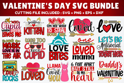 MBS-641 Valentine&#039;s  Day SVG Bundle