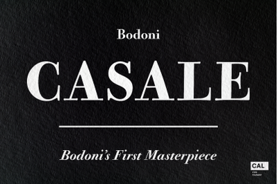 Bodoni CASALE ESSENTIALS Package - 4 Weights