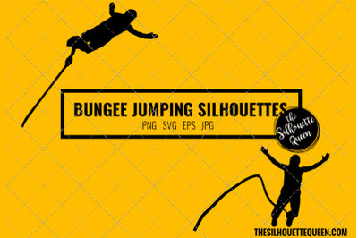 Bungee JUmping SVG Bundle for Cutting , Cut files Silhouette Studio