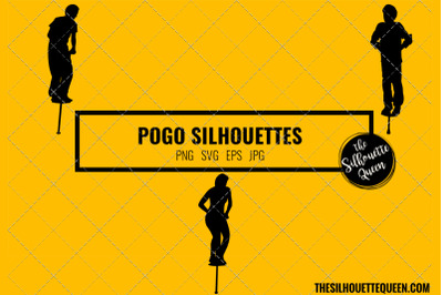 Pogo SVG Bundle for Cutting , Cut files Silhouette Studio, Cricut