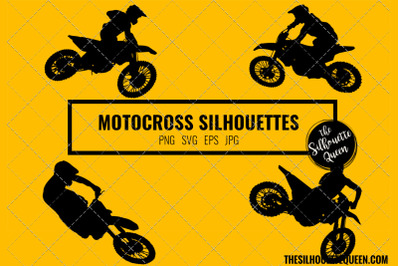 Motocross SVG Bundle for Cutting , Cut files Silhouette Studio