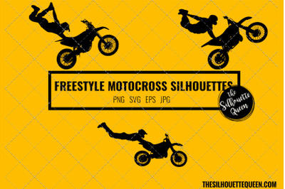 Freestyle motocross SVG Bundle for Cutting