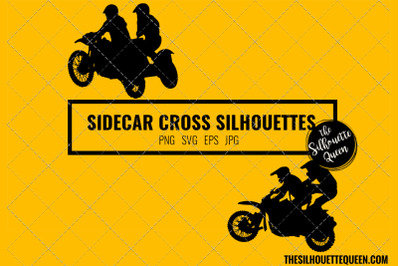 Sidecar Cross SVG Bundle for Cutting , Cut files Silhouette Studio