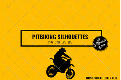 Pitbiking SVG Bundle for Cutting , Cut files Silhouette Studio