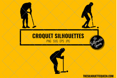 Croquet SVG Bundle for Cutting , Cut files Silhouette Studio, Cricut