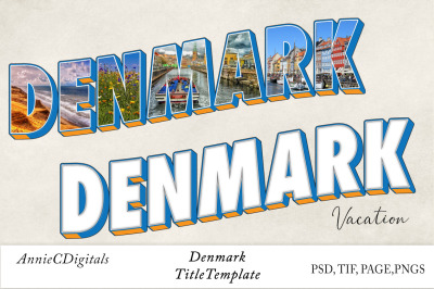 Denmark Photo Title Template