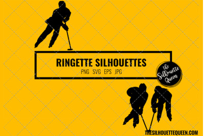 Ringette SVG Bundle for Cutting , Cut files Silhouette Studio