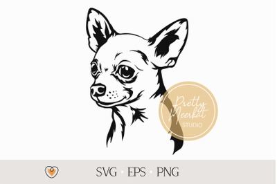 Chihuahua svg #2, Dog svg, svg files for cricut, png files