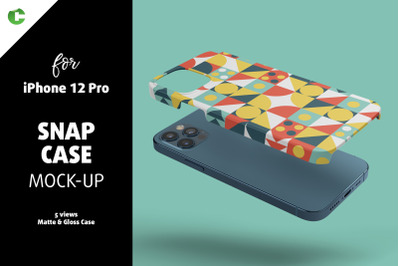 Phone 12 Pro Snap II Case Mock-up