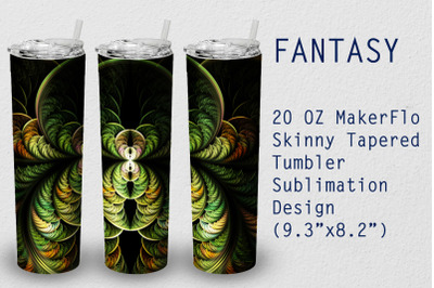 Tumbler Tapered 20 OZ Sublimation Fantasy Wrap Design