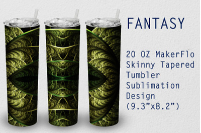 Tumbler Tapered 20 OZ Sublimation Fantasy Wrap Design