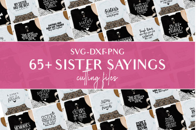 Sisters svg bundle quotes and sayings