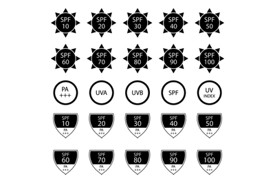 Skin protection stickers black white style collection