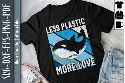 Less Plastic More Love Recycle Awareness