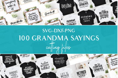 Grandma svg bundle, png, dxf cutting files