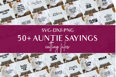 Auntie svg bundle, png, dxf cutting files
