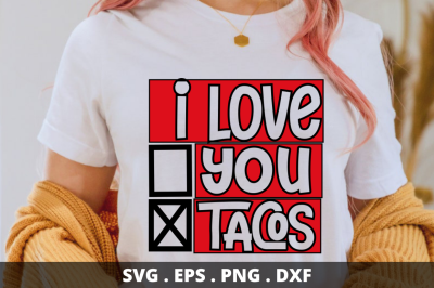 SD0017 - 7 I love you tacos