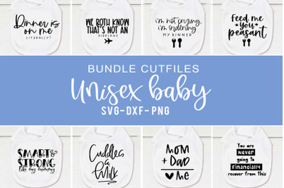 Unisex svg bundle for newborn babies