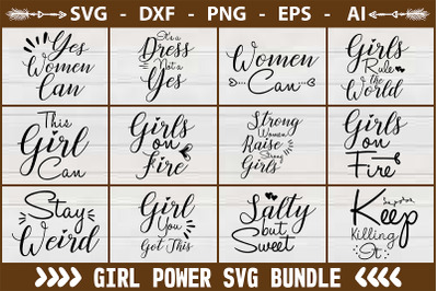 Girl Power SVG Bundle