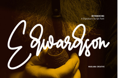 Edwardson Signature Script Font