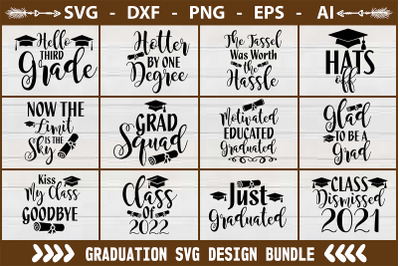 Graduation SVG Design Bundle