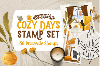 Cozy Days Stamp Set for Procreate