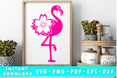 Flamingo lily SVG