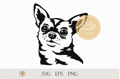 Chihuahua svg #3, Dog svg, svg files for cricut, png files