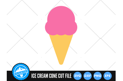 Ice Cream Cone SVG | Ice Cream Cut File | Summer SVG