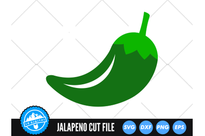 Jalapeno Pepper SVG | Jalapeno Pepper Cut File | Hot Pepper Vector