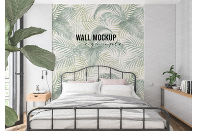 Wall mockup&2C; Wallpaper mockup