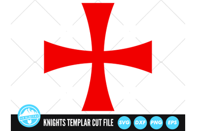 Knight&amp;&23;039;s Templar Cross SVG | Templar Red Cross Cut File