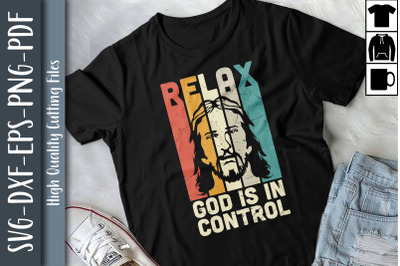 Christan Design Relax God Is In Control