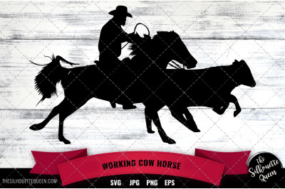 Working cow horse, western-style svg, cowboy svg, rancher svg
