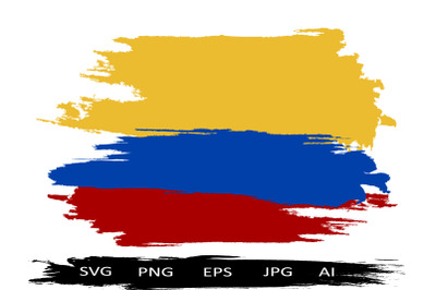 Colombia flag vector
