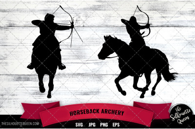 Horseback Archery, Mounted archery svg, horse archer svg