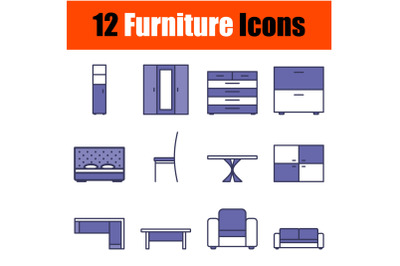 Furniture Icon Set