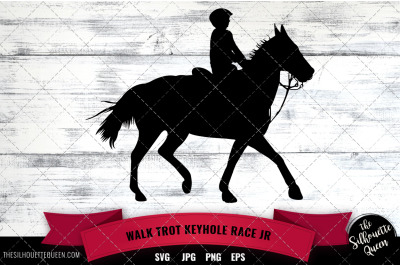 Walk Trot Keyhole, rodeo cowboy svg, Gymkhana Equestrian