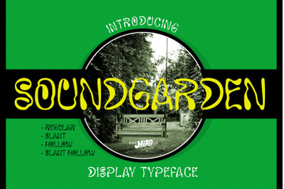 Soundgarden - Modern Font