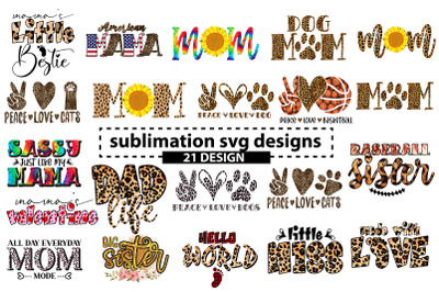 Sublimation design bundle