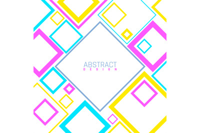 Bright abstract background. Modern geometric social media template&2C; ad