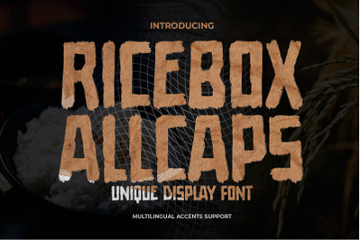 Ricebox Allcaps