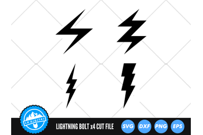 Lightning Bolt SVG | Lightning Cut File | Thunder SVG
