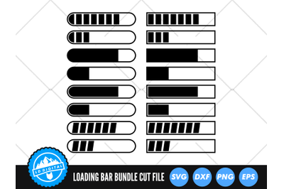 Loading Bar Bundle SVG | Progress Bar Cut File