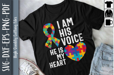 Slogan I Am His Voice He Is My Heart