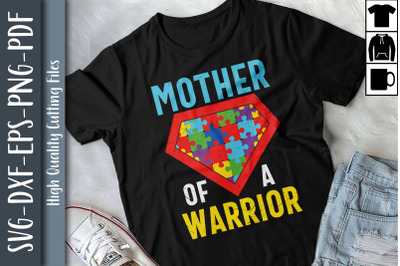 Mom Family Gift Mother Of A Warrior