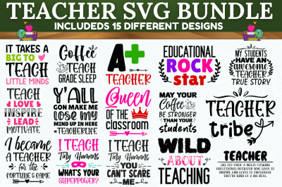 MBS-648 Teacher SVG Bundle