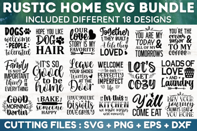 MBS-646 Rustic Home SVG Bundle