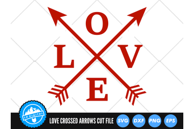 Valentine Love Arrow SVG | Valentines Day Cut File | Cupid Arrow SVG