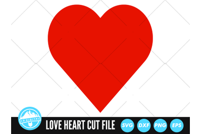 Love Heart SVG | Valentines Day Cut File | Heart Cut File